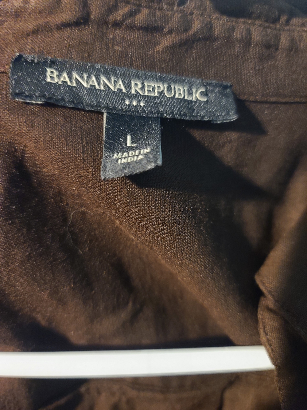 Banana Republic Brown Linen Blend Shirt - Picture 3 of 3